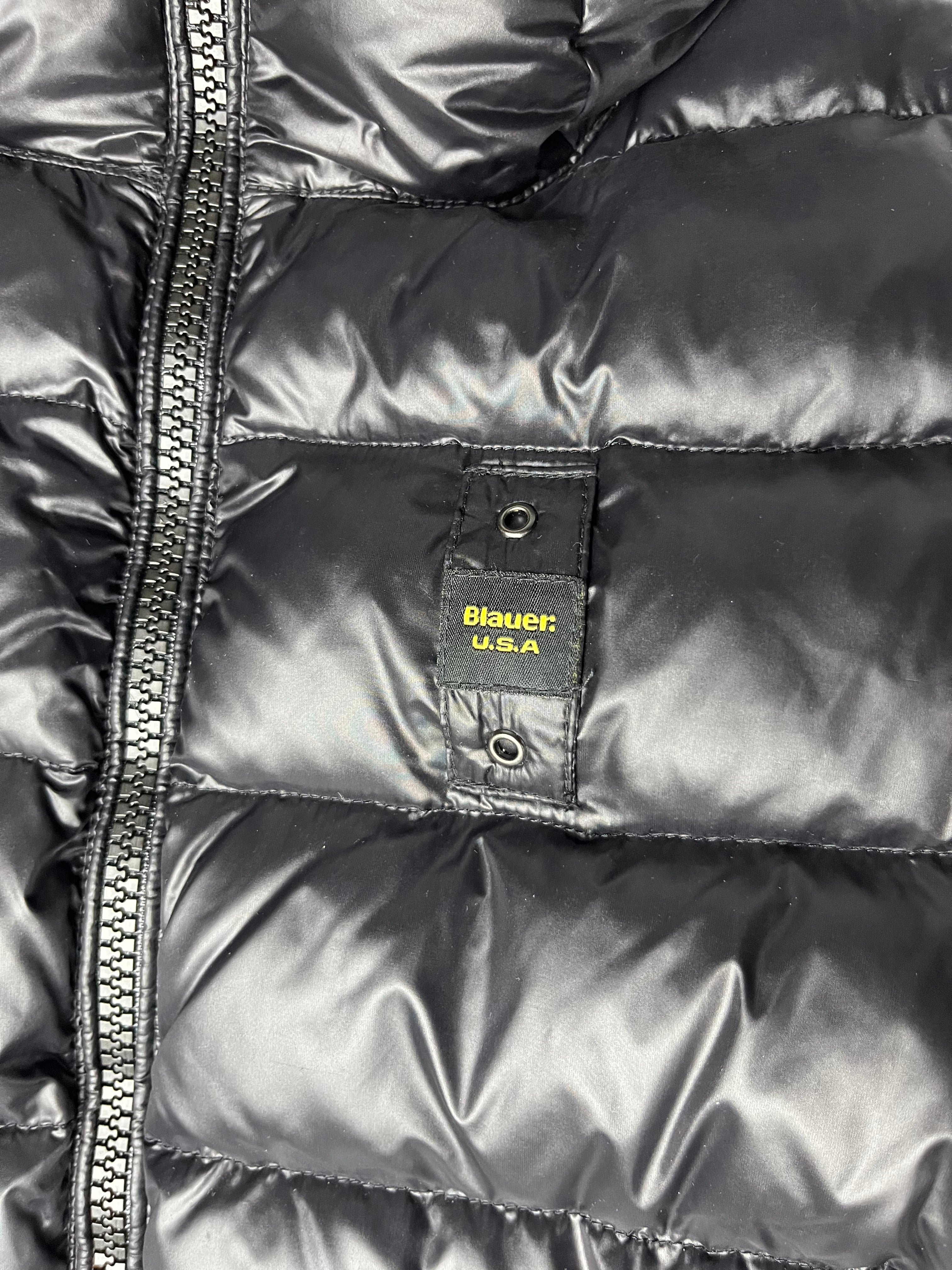 Blauer Pufferjacke (M)