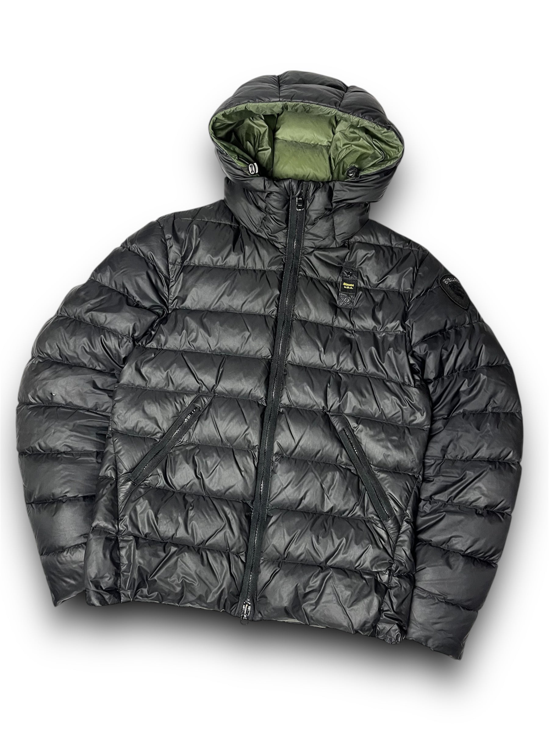 Blauer Pufferjacke (S)