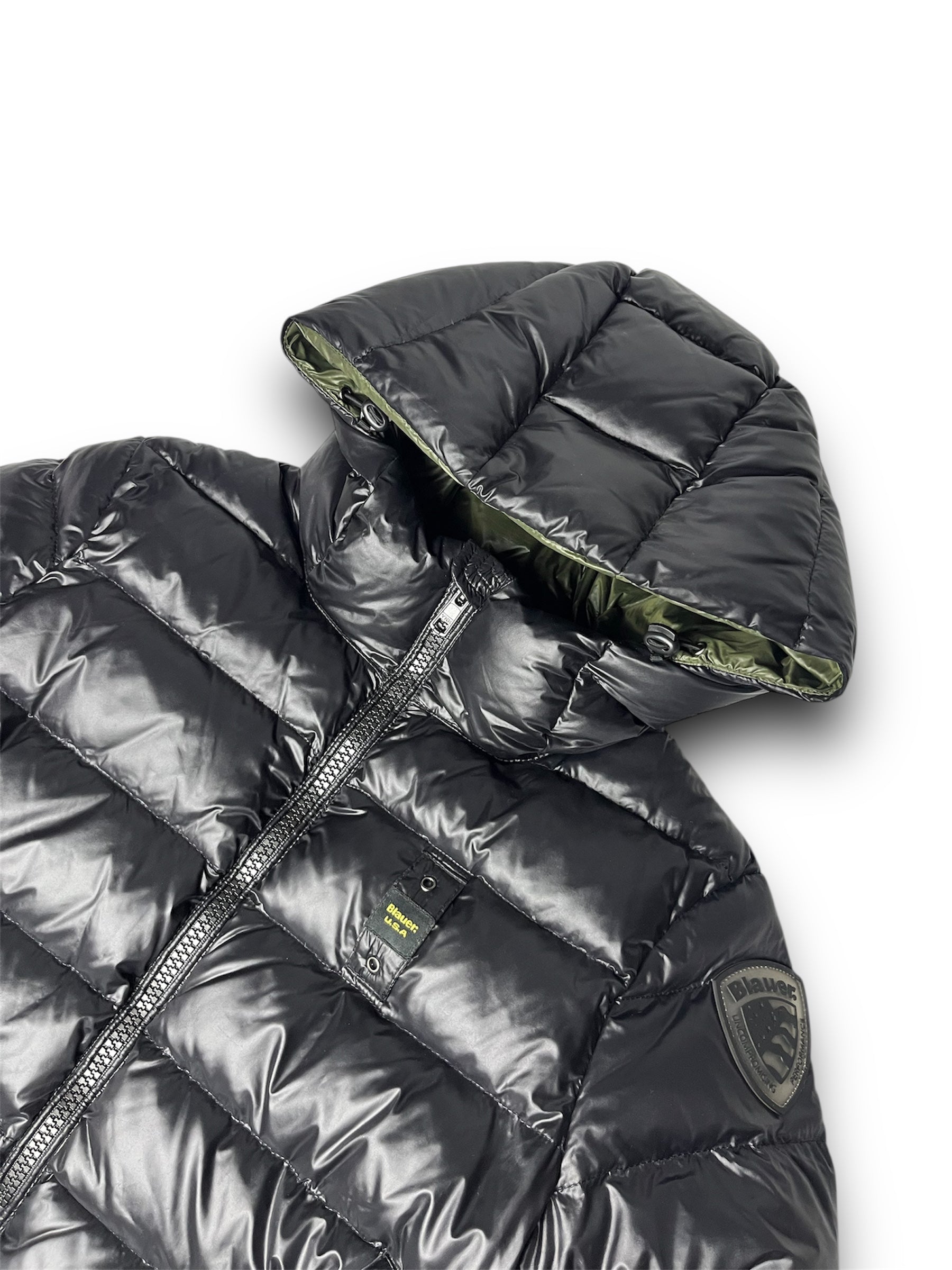 Blauer Pufferjacke (M)