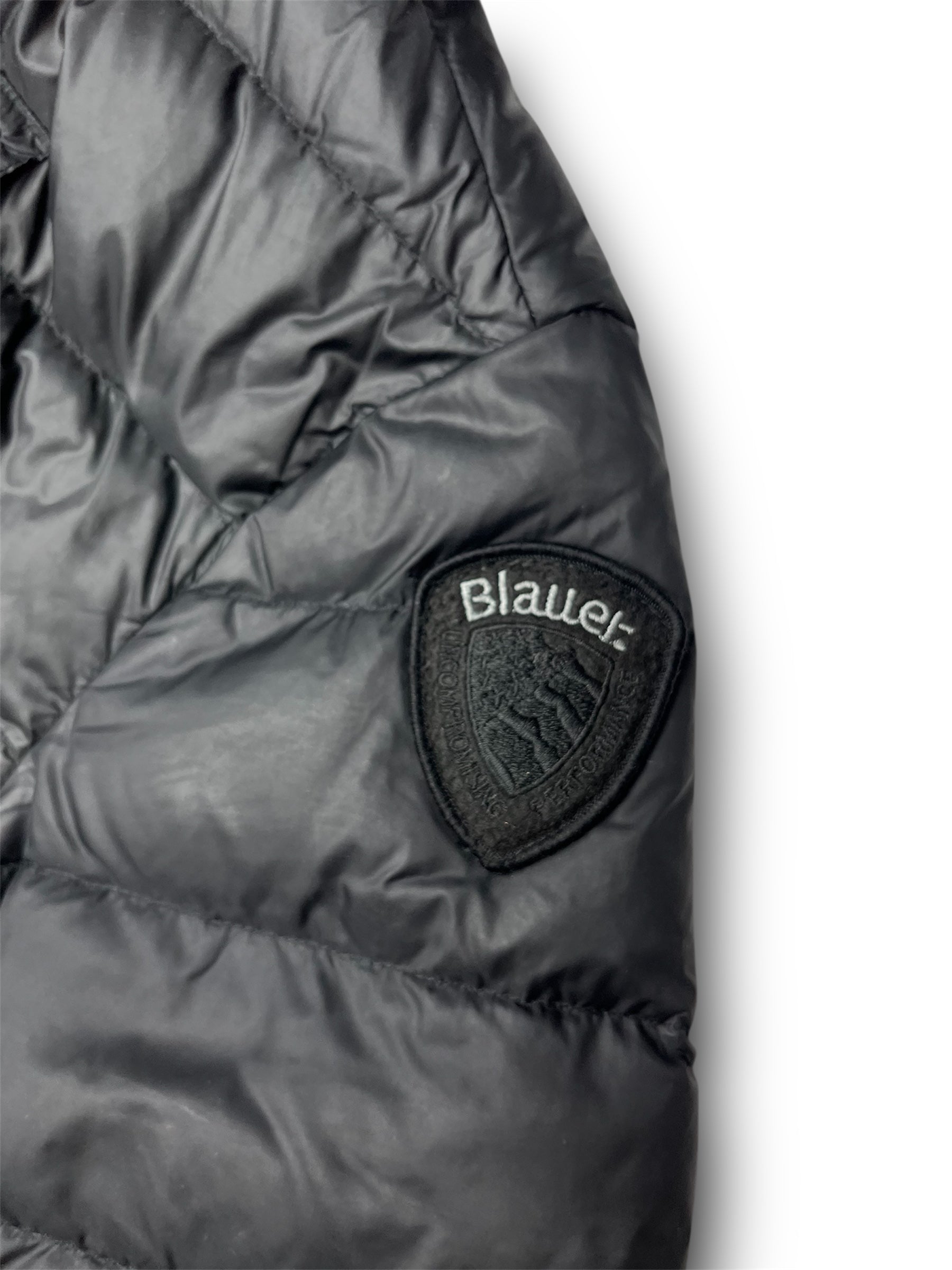 Blauer Pufferjacke (S)