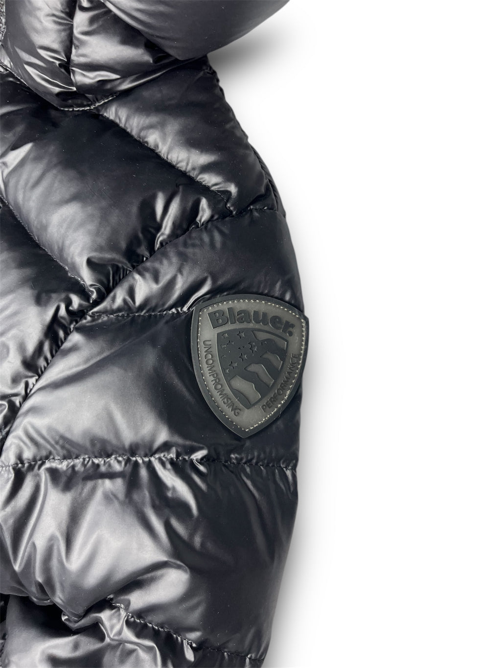 Blauer Pufferjacke (M)