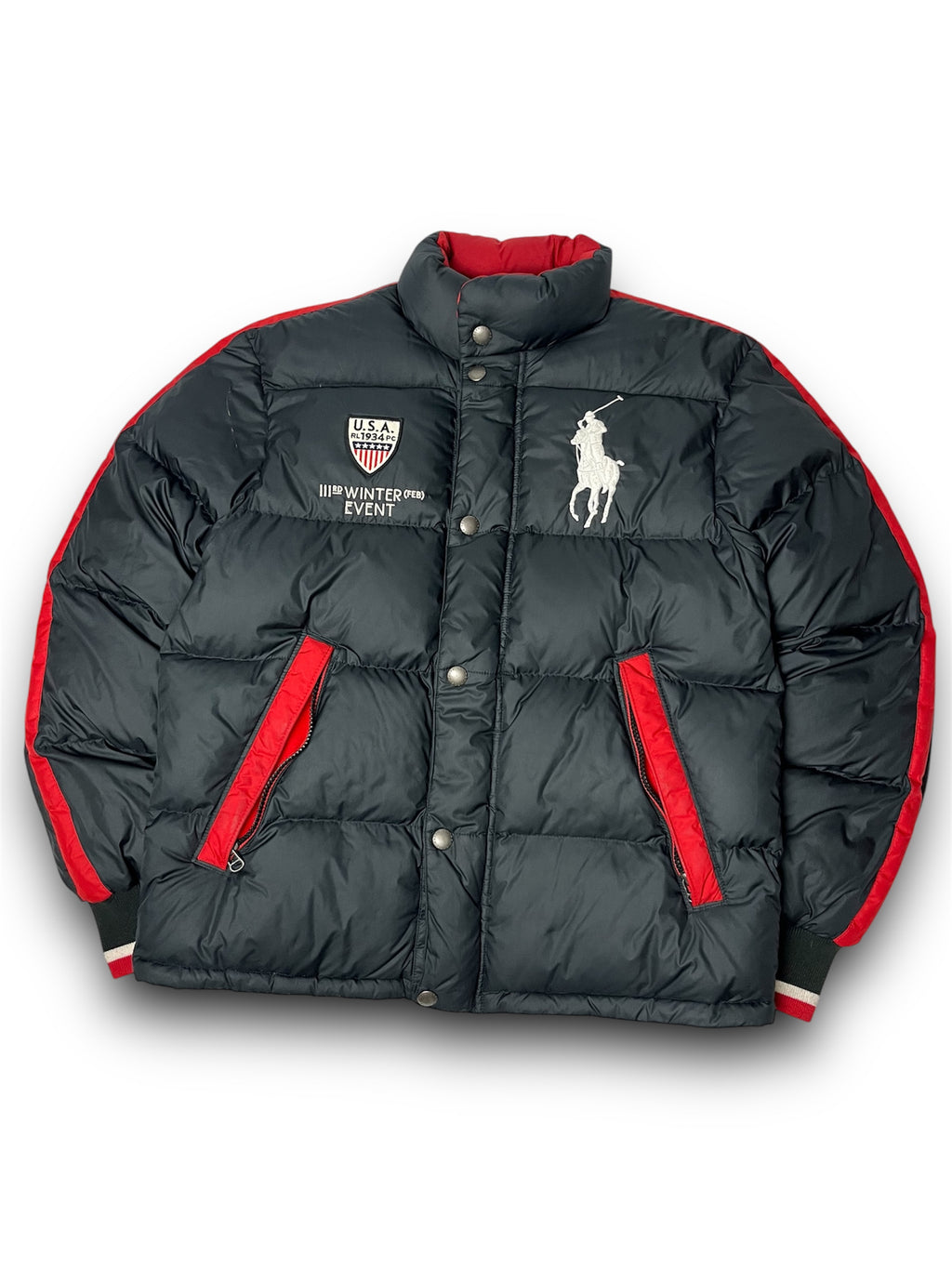 Ralph Lauren Big Pony Puffer Jacke (S)