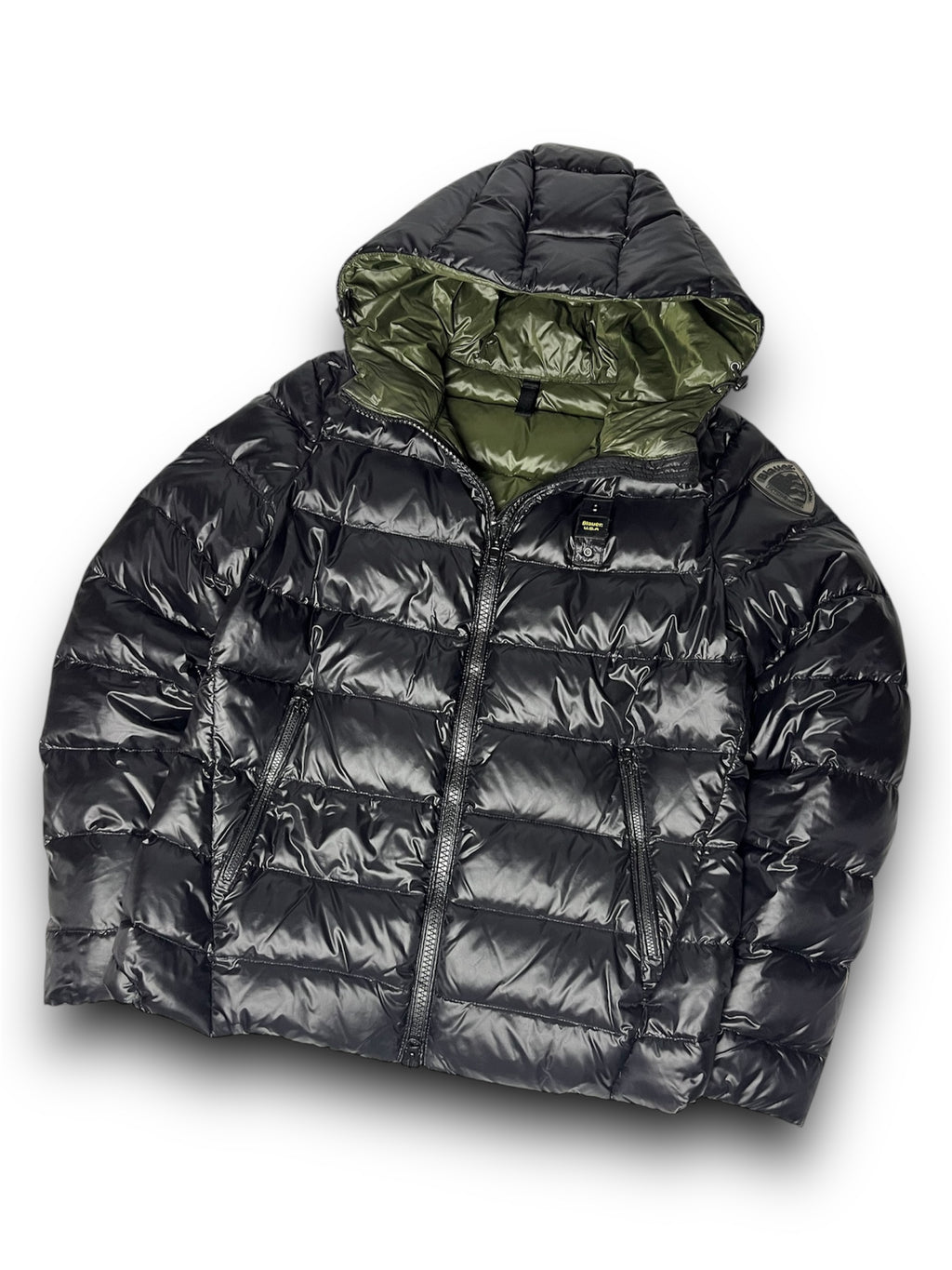 Blauer Pufferjacke (M)