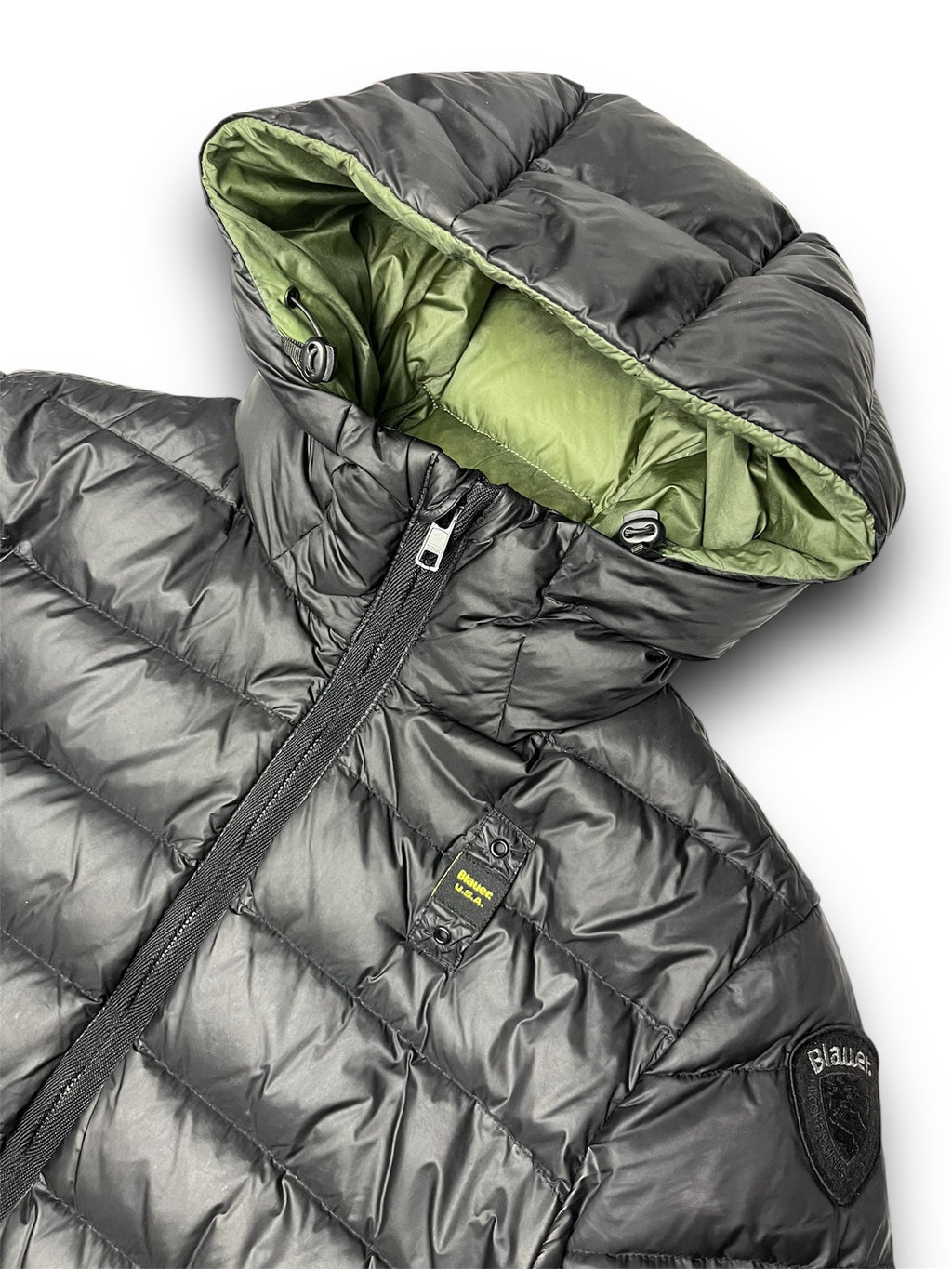Blauer Pufferjacke (S)