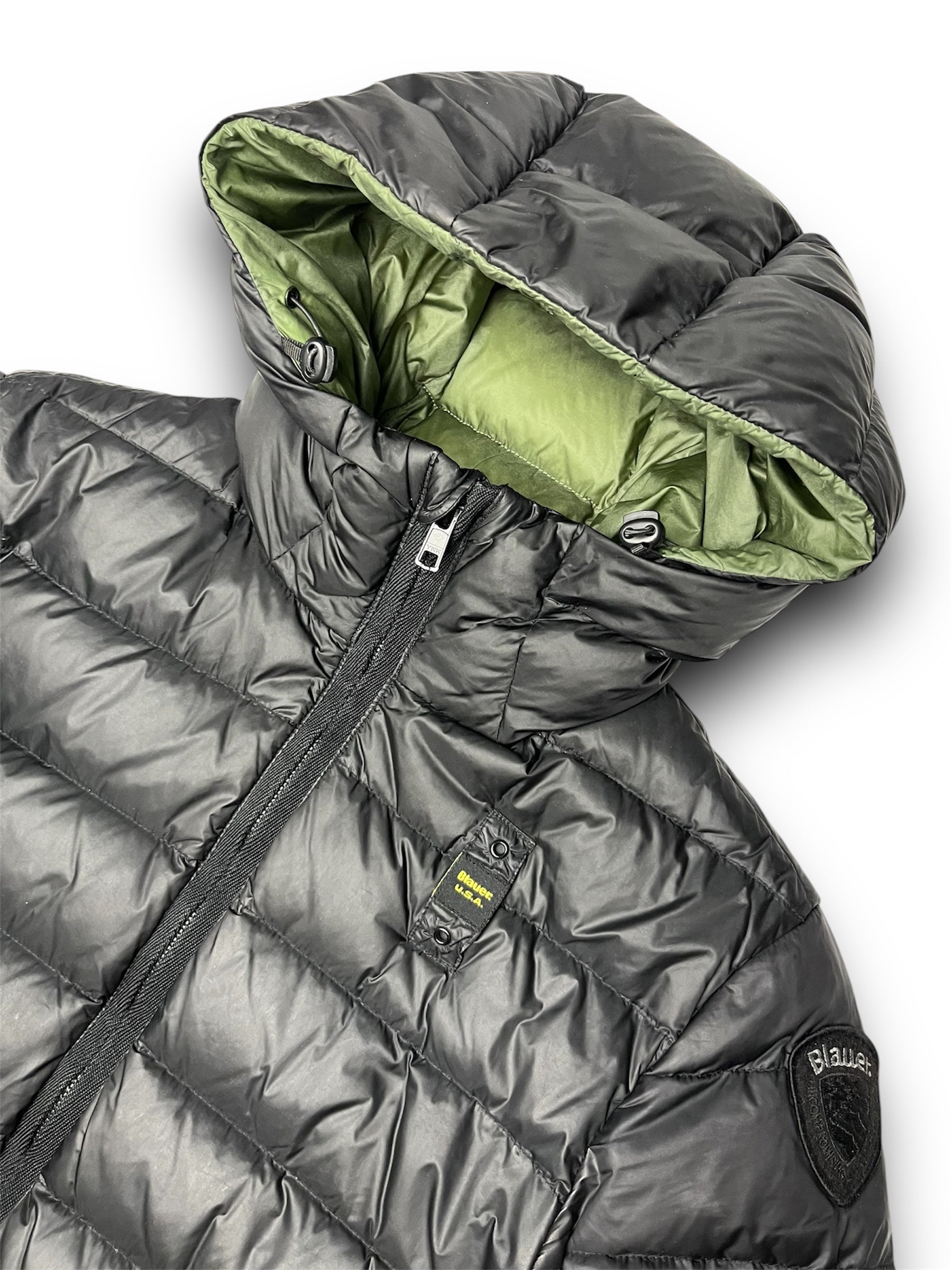 Blauer Pufferjacke (S)